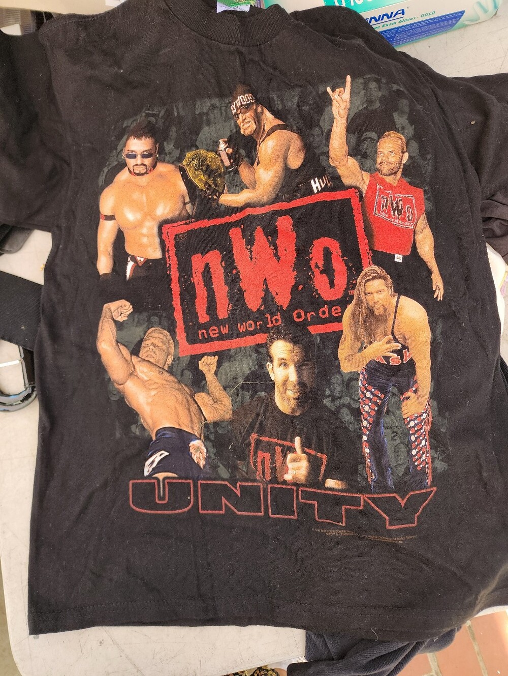 nWo New World Order Black Graphic Men's T-Shirt - Unity New No Tags